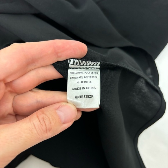 Superdown Brielle Cross Front Dress in Black & White Size M - Picture 11 of 14